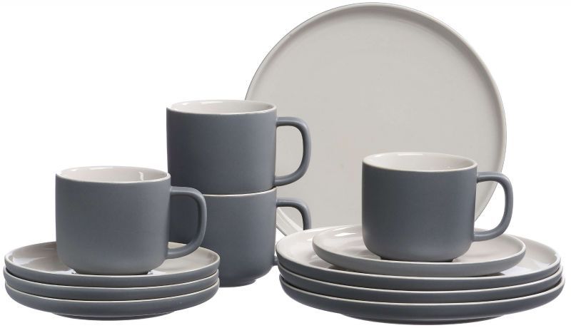 Ritzenhoff & Breker Jasper Servies - 12-delig - Grijs - 4 Personen