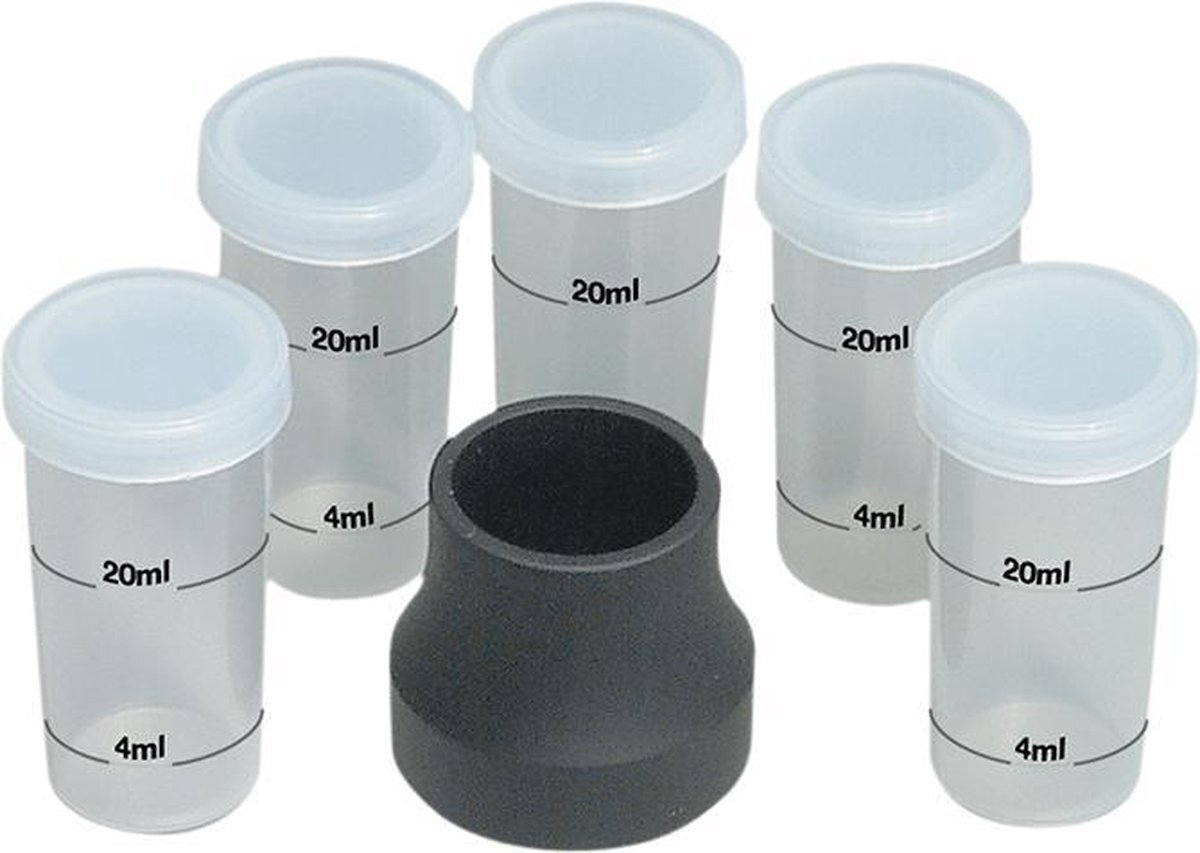 EXTECH EX006: Gewogen basis en solution cups kit