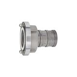 RIEGLER 108189-2401.8970 Storz-koppeling, steunen, draaibaar, aluminium, Storz-maat 75-B, LW 70, 1 stuk