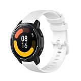 Strap-it luxe siliconen bandje - wit - Geschikt voor Xiaomi Watch S1