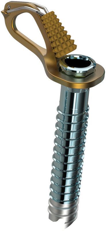 Blue Ice Aero Lite Ice Screw 13cm - Silver/Yellow - 2023