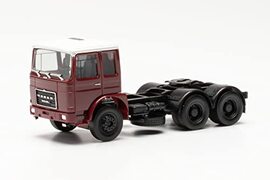 Herpa Truck model Roman Diesel 3-assige tractor, komt overeen met uw originele schaal 1:87, vrachtwagenmodel voor dioramen, modelbouw, verzamelobject, decoratie, miniatuur van kunststof