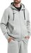 Nike Fleece Full Zip Hoodie - Men - Grey - Size M