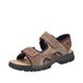 Rieker Klassieke sandalen voor heren, 25053, herensandalen, bruin, 44 EU
