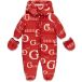 Guess Grenouillère rembourré à capuche bébé garçon Overall