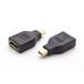 Microconnect Mini Displayport naar Displayport adapter zwart