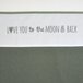Meyco Baby Love You To The Moon & Back Wieg Laken - Forest Green - 75x100cm - 0.3 TOG