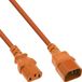 InLine C13 - C14 stroomkabel voor UPS/PDU | 3x 0,75mm | oranje | 0,75 meter