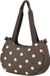 KlickFix Stylebag stuurtas mocca dots bruin/wit