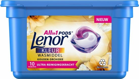 Lenor Wasmiddel All-in-1 Pods Gouden Orchidee 10 stuks