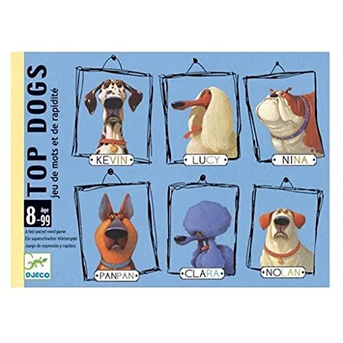 djeco Top Dogs kaartspellen, meerkleurig (35099)