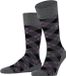 Burlington Tartan gedessineerd katoen sokken heren grijs - maat 40-46