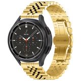 By Qubix - Stalen band - Goud - Geschikt voor Garmin Approach S12 / S40 / S42
