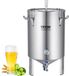 Vevor Système de brassage de bière Cuve en acier inoxydable 60 L