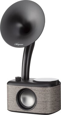 Sangean CP-100D Gramophone Tafelradio DAB+, VHF (FM) AUX, Bluetooth, DAB+, FM, USB Touchscreen, Herlaadbaar Grijs
