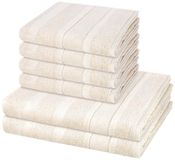 Cawö Noblesse Handdoek & Douchehanddoek Set (6 Stuks) - Travertin