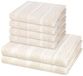 Cawö Noblesse Handdoek & Douchehanddoek Set (6 Stuks) - Travertin
