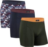 DANISH ENDURANCE Boxershorts - Katoenen Ondergoed - Klassieke Pasvorm - Heren - 3 paar - M