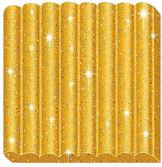 FIMO kids 8030 - Ovenhardende boetseerklei - Glitter goud - 42g