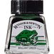 Winsor & Newton 1005046 Drawink Ink - tekeninkt voor kalligrafen, illustratoren, grafici, kunstenaars - waterbestendige kleuren, uitstekende transparantie - 14ml fles, Briljant groen