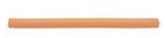 Sinelco Sibel Papilotten lang Oranje 25cm-17mm-5st