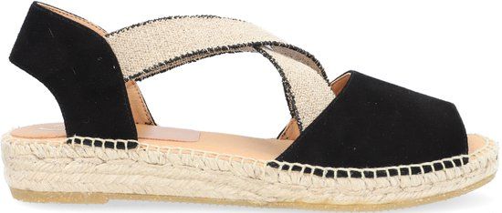 Kanna Ada Espadrilles - Dames - Zwart - Maat 38