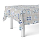 Martina Home Tafelkleed, tafelzeil, motief: vis, uniek, 100 x 140 cm