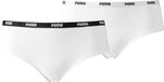 PUMA dames 2P cotton modal hipsters wit