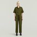 G-Star Army Jumpsuit s/s wmn Dames Jumpsuits L Katoen Donkergroen Herfst/Winter 2025
