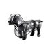 SONDEY Paris Regenjas voor honden, transparant, 50 cm, zwart