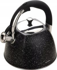 KLAUSBERG Top Choice Fluitketel - 3L - Zwart - RVS - Alle Warmtebronnen