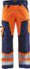 Blåkläder Werkbroek High Vis zonder spijkerzakken 1566-1811 - High Vis Oranje/Marineblauw - D112