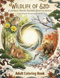 Wildlife of Ezo: A Japanese Nature Coloring Book for Adults: Inspired by the Seasons of Hokkaido