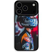 Maniacase Coque Pour iPhone 17 Pro Miguel Oliveira moto gp fond sombre