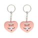 Mr. Wonderful Sleutelhanger voor twee personen die zich goed wensen, dames en dames, Zilver., S, dames en dames