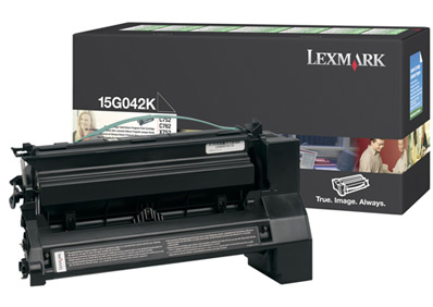 Lexmark C752, C762 15K zwarte retourprogr. printcartr.