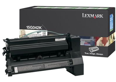 Lexmark C752/C762 Zwarte Toner Cartridge - 15.000 Pagina's - 15G042K