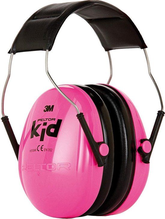 Peltor Kid - Gehoorbescherming voor Kinderen - Neon Roze - SNR 27 dB
