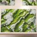 Marblelized Amerikaanse placemats, wasbaar, groen marmer, set van 2 (30 x 45 cm)