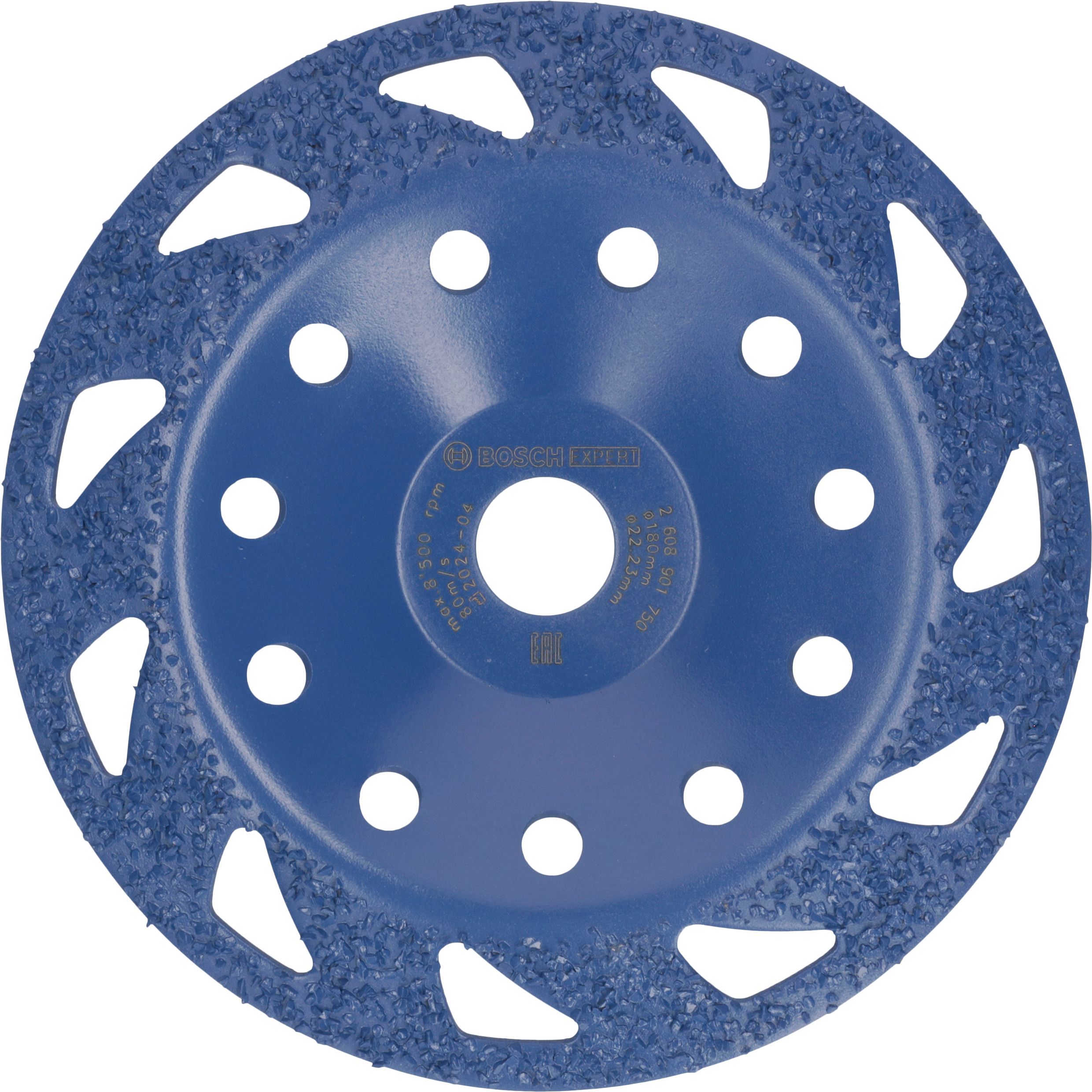 Bosch Accessoires EXPERT Multi Material carbide Slijpkop medium | schuin | 180 mm | 22,23 mm - 2608901750