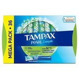 Ra5260 Tampax Compak Pearl Super tampons met applicator, toonaangevende combinatie van Tampax voor comfort, bescherming en discretie, 36 stuks