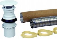 Truma S-3002/3004 Dak schoorsteen set Grijs Aluminium Kunststof
