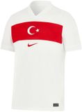 Nike Turkije 2024/25 Stadium Home Shirt - Voetbalshirt - S - Wit/Rood