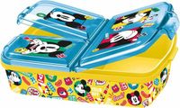 Mickey Mouse Lunchtrommel Met Compartimenten Mickey Mouse Fun-Tastic 19,5 X 16,5 X 6,7 Cm Polypropyleen