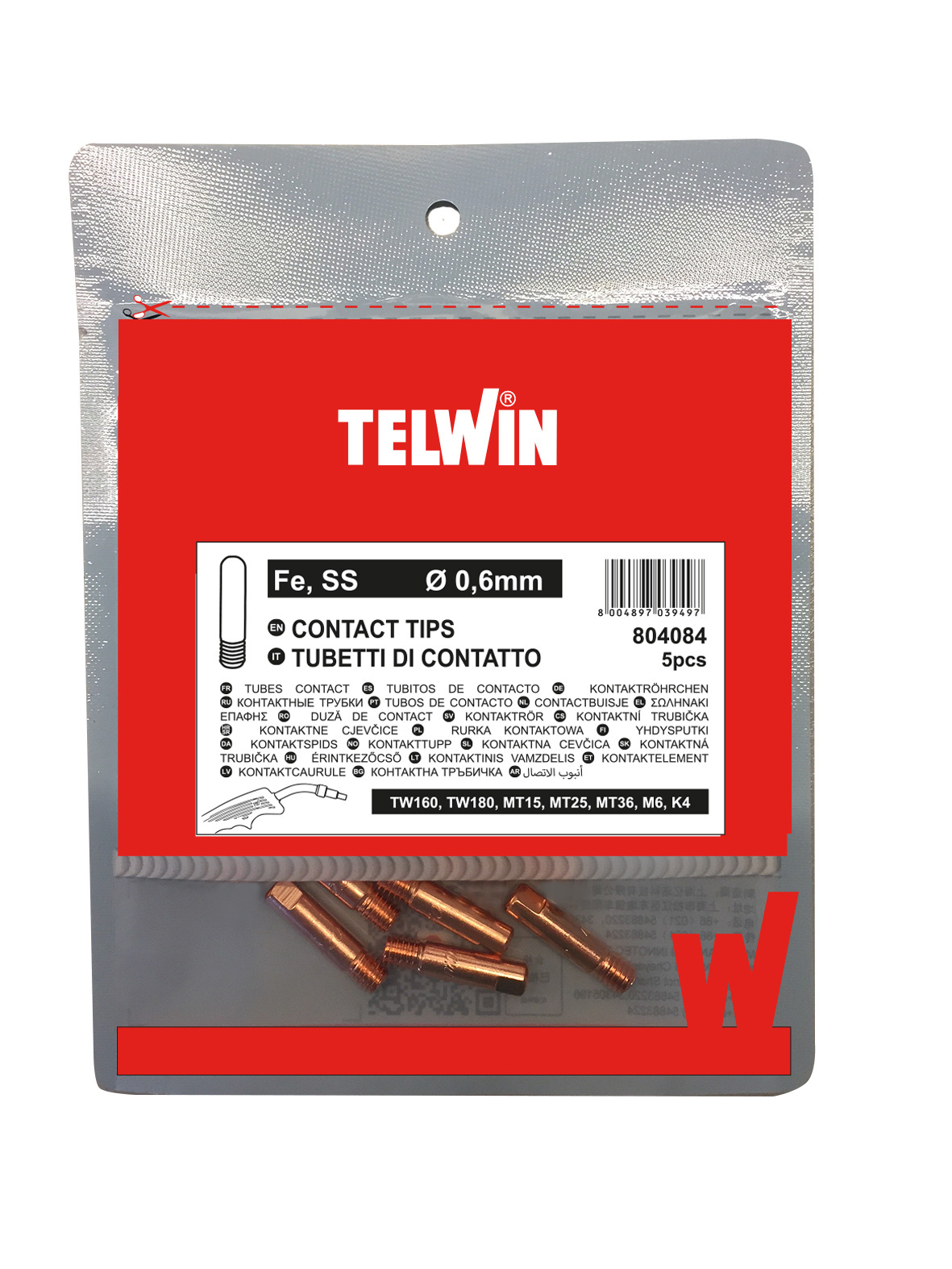 Telwin Lastips Fe-Ss 0,6 mm CuSi - 5 stuks