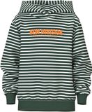 NAME IT Sweatshirt 'NKMOzias' donkergroen / oranje / wit