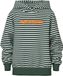 NAME IT Sweatshirt 'NKMOzias' donkergroen / oranje / wit