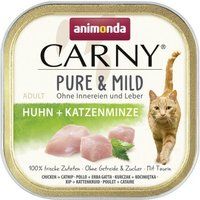 animonda Carny natvoer kat volwassen Pure and Mild Kip met kattenkruid 32x100 g