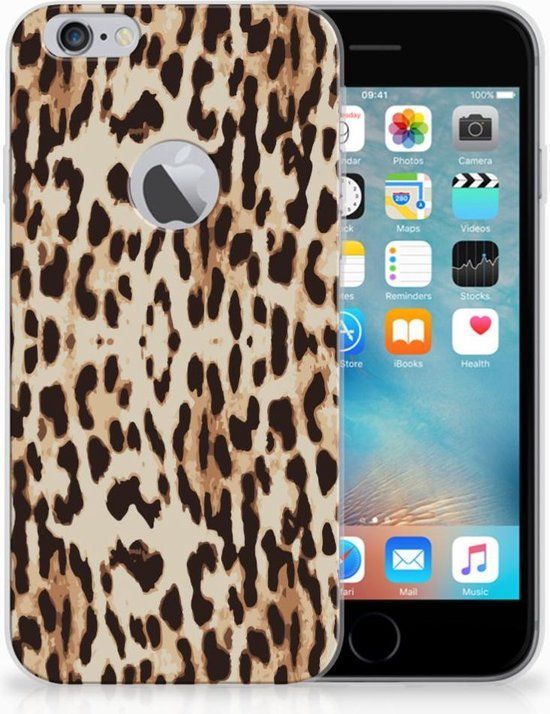 B2Ctelecom - iPhone 6 Plus / 6s Plus Hoesje - Leopard - TPU