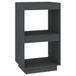vidaXL Boekenkast 40x35x71 cm massief grenenhout grijs